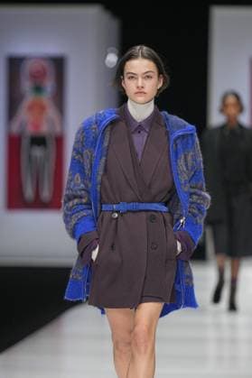 Milan, Milan Women s Fashion Week: Fall Winter 2025 26 - Preview Show - catwalk Milan, Milan Women s Fashion Week: Fall Winter 2025 26 - Women s Fashion, Fall Winter 2025 26 - Anteprima fashion show - catwalk in the photo: Model MILAN Italy  Copyright: xIPA ABACAx