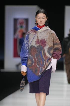Milan, Milan Women s Fashion Week: Fall Winter 2025 26 - Preview Show - catwalk Milan, Milan Women s Fashion Week: Fall Winter 2025 26 - Women s Fashion, Fall Winter 2025 26 - Anteprima fashion show - catwalk in the photo: Model MILAN Italy  Copyright: xIPA ABACAx