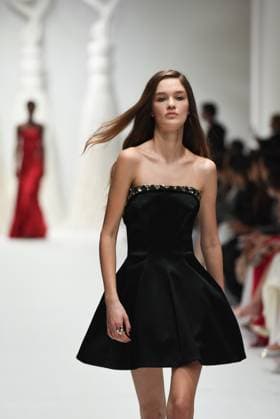 February 27, 2025, Milan, Italy: Model walk the runway at the Genny Fashion Show during Milan Fashion Week Milan Italy - ZUMAs232 20250227_zip_s232_003 Copyright: xErvinxShulkux