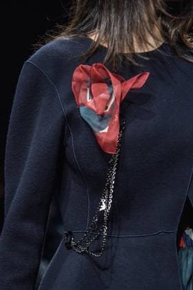 February 27, 2025, Milano: A model presents a creation by Emporio Armani at the Milan Fashion Week, in Milan, Italy, 28 February 2025. The Fall Winter 2025 2026 collections are presented until 03 March 2025. .ANSA MATTEO CORNER Milano  - ZUMAa110 20250227_zaf_a110_020 Copyright: xMatteoxCornerx xZ14x