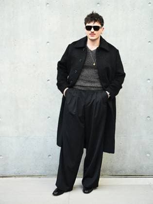 Milan, Milan Women s Fashion Week: Fall Winter 2025 26 - Emporio Armani fashion show - catwalk - In the photo: Olly  Copyright: xSimonaxChiocciax xipa-agency.netx xSimonaxChiocciax IPA_Agency_IPA54654752