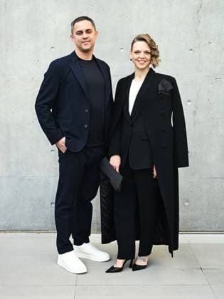 Milan, Milan Women s Fashion Week: Fall Winter 2025 26 - Emporio Armani fashion show - catwalk - In the photo: Arianna Fontana, guest  Copyright: xSimonaxChiocciax xipa-agency.netx xSimonaxChiocciax IPA_Agency_IPA54654794