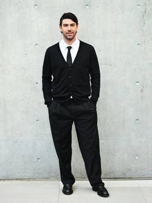 Milan, Milan Women s Fashion Week: Fall Winter 2025 26 - Emporio Armani Fashion Show - Catwalk Milan, Milan Women s Fashion Week: Fall Winter 2025 26 - Emporio Armani fashion show - catwalk - In the photo: Ignazio Moser -  Copyright: xIPA ABACAx