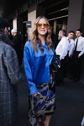Milan, Milan Women s Fashion Week: Fall Winter 2025 - Women s Fashion, Fall Winter 2025 - Max Mara Fashion Show - Arrivals. In the photo: Valentina Ferragni (Designer and influencer)  Copyright: xAlessandroxBremecx xipa-agency.netx xx IPA_Agency_IPA54656293