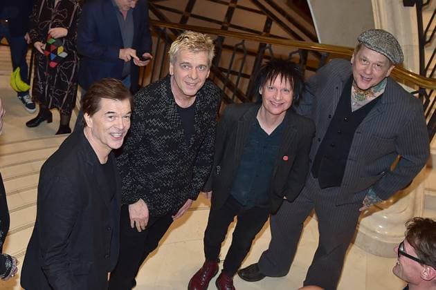 16 MusikAutorenPreis 2025 GEMA HONORS DIE TOTEN HOSEN WITH THE SPECIAL INSPIRATION AWARD Ritchie, Andreas von Holst, Andreas Meurer, Campino and Michael Breitkopf at the 16 MusikAutorenPreis 2025 at the Hotel Ritz Charlton in Berlin, on 27 02 2025 Photopress Mueller