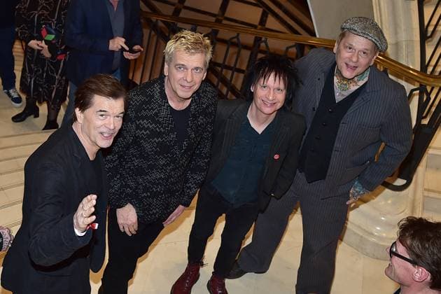 16 MusikAutorenPreis 2025 GEMA HONORS DIE TOTEN HOSEN WITH THE SPECIAL INSPIRATION AWARD Ritchie, Andreas von Holst, Andreas Meurer, Campino and Michael Breitkopf at the 16 MusikAutorenPreis 2025 at the Hotel Ritz Charlton in Berlin, on 27 02 2025 Photopress Mueller