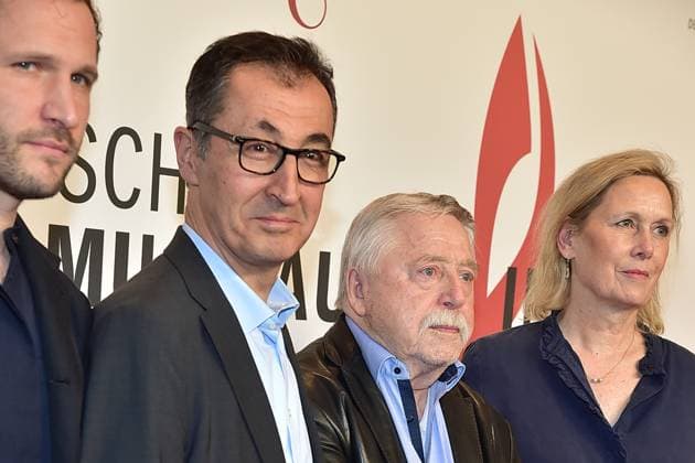 16 MusikAutorenPreis 2025 Wolf Biermann, Cem Özdemir Bündnis 90 Die Grünen at the 16 MusikAutorenPreis 2025 at the Hotel Ritz Charlton in Berlin, on 27 02 2025 Photopress Mueller