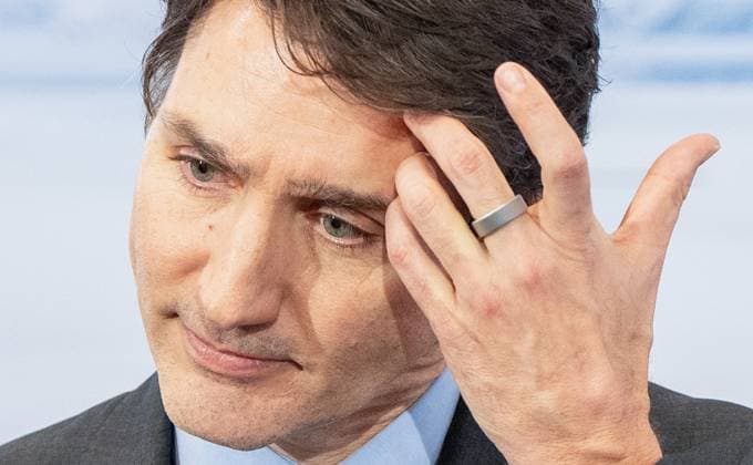 February 27, 2025, Montreal, Pq, CANADA: Prime Minister Justin Trudeau gestures as he speaks to the media during a press conference in Montreal, Thursday, Feb. 27, 2025. Montreal CANADA  - ZUMAc35_ 20250227_zaf_c35_058 Copyright: xChristinnexMuschix