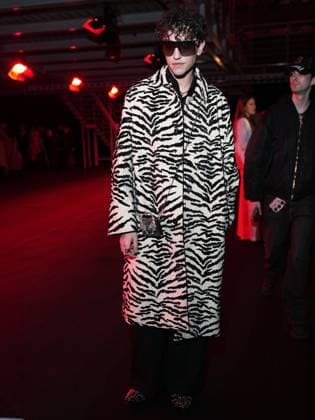 Milan, Milan Women s Fashion Week: Fall Winter 2025 26 - Roberto Cavalli fashion show - front row - In the photo: Michele Bravi  Copyright: xRiccardoxGiordanox xipa-agency.netx xRiccardoxGiordanox IPA_Agency_IPA54662215