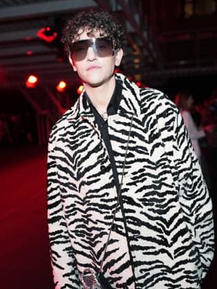 Milan, Milan Women s Fashion Week: Fall Winter 2025 26 - Roberto Cavalli Fashion Show - front row Milan, Milan Women s Fashion Week: Fall Winter 2025 26 - Roberto Cavalli fashion show - front row - In the photo: Michele Bravi Milan Italy  Copyright: xIPA ABACAx