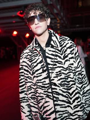 Milan, Milan Women s Fashion Week: Fall Winter 2025 26 - Roberto Cavalli Fashion Show - front row Milan, Milan Women s Fashion Week: Fall Winter 2025 26 - Roberto Cavalli fashion show - front row - In the photo: Michele Bravi Milan Italy  Copyright: xIPA ABACAx