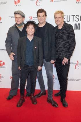 Die Toten Hosen Kuddel, Campino, Bretti, Andi Deutscher Musikautoren Preis 2025 at the Hotel Ritz Carlton in Berlin on 27 02 2025 Deutscher Musikautoren Preis 2025
