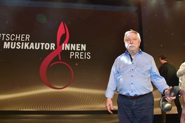 16 MusikAutorenPreis 2025 Wolf Biermann, prizewinner for the LEBENSWERK at the 16 MusikAutorenPreis 2025 at the Hotel Ritz Charlton in Berlin, on 27 02 2025 Photopress Mueller