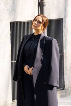 News - Emporio Armani - Arrivals - Milan Fashion Week - Womenswear Fall Winter 2025 2026 Lucrezia Guidone is seen arriving at the Emporio Armani fashion show during the Milan Fashion Week - Womenswear Fall Winter 2025 2026 on February 27, 2025 in Milan, Italy. Photo: Cinzia Camela. MILAN Via Bergognone Italy Copyright: xCinziaxCamelax xLiveMediax LPN_1756331