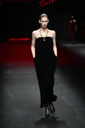 Milan, Italy: Milan, Milan Women s Fashion Week: Fall Winter 2025 - Women s Fashion, Fall Winter 2025.- Roberto Cavalli fashion show - catwalk in the photo: model Milan Italy  - ZUMAp169 20250228_zea_p169_062 Copyright: xSimonaxChiocciax