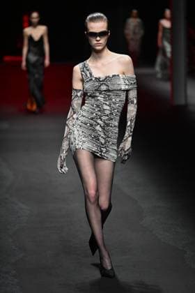 Milan, Italy: Milan, Milan Women s Fashion Week: Fall Winter 2025 - Women s Fashion, Fall Winter 2025.- Roberto Cavalli fashion show - catwalk in the photo: model Milan Italy  - ZUMAp169 20250228_zea_p169_079 Copyright: xSimonaxChiocciax