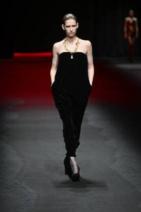 Milan, Italy: Milan, Milan Women s Fashion Week: Fall Winter 2025 - Women s Fashion, Fall Winter 2025.- Roberto Cavalli fashion show - catwalk in the photo: model Milan Italy  - ZUMAp169 20250228_zea_p169_083 Copyright: xSimonaxChiocciax