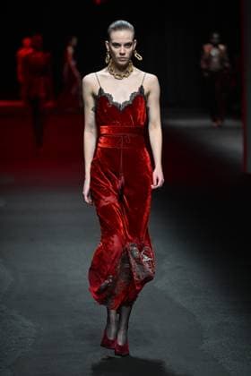 Milan, Italy: Milan, Milan Women s Fashion Week: Fall Winter 2025 - Women s Fashion, Fall Winter 2025.- Roberto Cavalli fashion show - catwalk in the photo: model Milan Italy  - ZUMAp169 20250228_zea_p169_111 Copyright: xSimonaxChiocciax