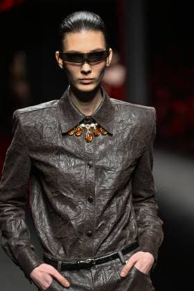 Milan, Italy: Milan, Milan Women s Fashion Week: Fall Winter 2025 - Women s Fashion, Fall Winter 2025.- Roberto Cavalli fashion show - catwalk in the photo: model Milan Italy  - ZUMAp169 20250228_zea_p169_005 Copyright: xSimonaxChiocciax