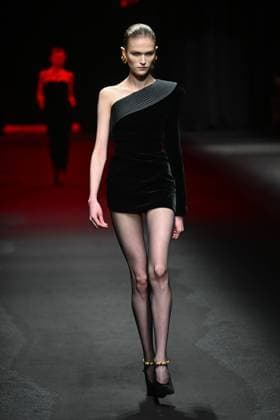 Milan, Italy: Milan, Milan Women s Fashion Week: Fall Winter 2025 - Women s Fashion, Fall Winter 2025.- Roberto Cavalli fashion show - catwalk in the photo: model Milan Italy  - ZUMAp169 20250228_zea_p169_070 Copyright: xSimonaxChiocciax