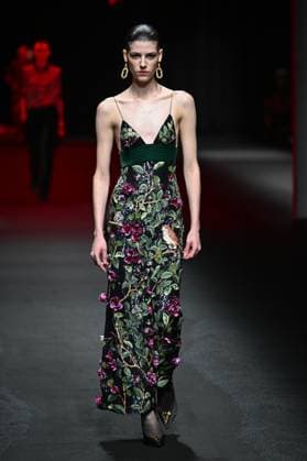 Milan, Italy: Milan, Milan Women s Fashion Week: Fall Winter 2025 - Women s Fashion, Fall Winter 2025.- Roberto Cavalli fashion show - catwalk in the photo: model Milan Italy  - ZUMAp169 20250228_zea_p169_072 Copyright: xSimonaxChiocciax