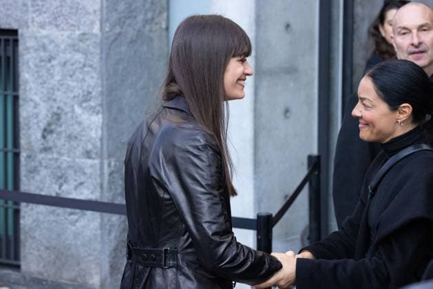 News - Emporio Armani - Arrivals - Milan Fashion Week - Womenswear Fall Winter 2025 2026 Clara Luciani is seen arriving at the Emporio Armani fashion show during the Milan Fashion Week - Womenswear Fall Winter 2025 2026 on February 27, 2025 in Milan, Italy. Photo: Cinzia Camela. MILAN Via Bergognone Italy Copyright: xCinziaxCamelax xLiveMediax LPN_1756615