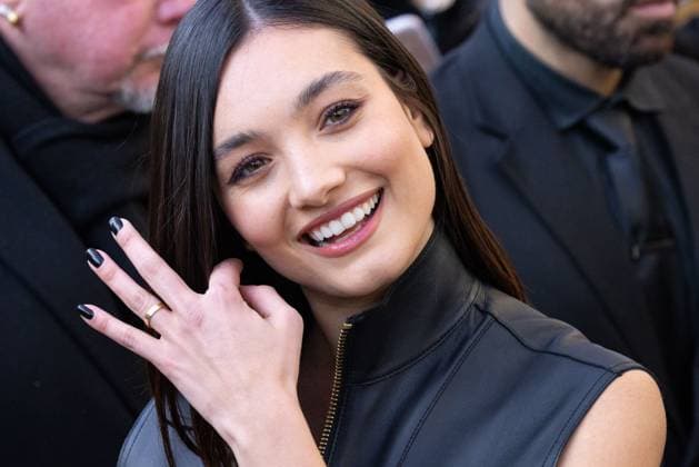 News - Emporio Armani - Arrivals - Milan Fashion Week - Womenswear Fall Winter 2025 2026 Mariasole Pollio is seen arriving at the Emporio Armani fashion show during the Milan Fashion Week - Womenswear Fall Winter 2025 2026 on February 27, 2025 in Milan, Italy. Photo: Cinzia Camela. MILAN Via Bergognone Italy Copyright: xCinziaxCamelax xLiveMediax LPN_1756627