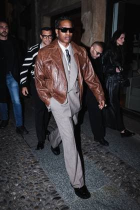 Milan, Italy: Milan, Milan Women s Fashion Week: Fall Winter 2025 - Women s Fashion, Fall Winter 2025 - RayBan Party - Arrivals. In the photo: ASAP Rocky (American rapper and first Creative Director of Ray-Ban) Milan Italy  - ZUMAp169 20250227_zea_p169_1379 Copyright: xAlessandroxBremecx