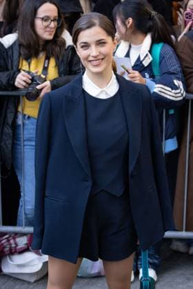 News - Emporio Armani - Arrivals - Milan Fashion Week - Womenswear Fall Winter 2025 2026 Lidija Kordic is seen arriving at the Emporio Armani fashion show during the Milan Fashion Week - Womenswear Fall Winter 2025 2026 on February 27, 2025 in Milan, Italy. Photo: Cinzia Camela. MILAN Via Bergognone Italy Copyright: xCinziaxCamelax xLiveMediax LPN_1756647