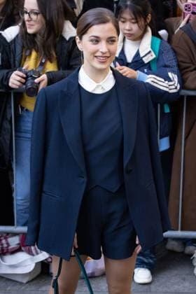 News - Emporio Armani - Arrivals - Milan Fashion Week - Womenswear Fall Winter 2025 2026 Lidija Kordic is seen arriving at the Emporio Armani fashion show during the Milan Fashion Week - Womenswear Fall Winter 2025 2026 on February 27, 2025 in Milan, Italy. Photo: Cinzia Camela. MILAN Via Bergognone Italy Copyright: xCinziaxCamelax xLiveMediax LPN_1756649