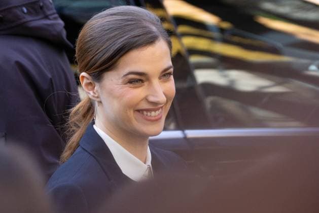 News - Emporio Armani - Arrivals - Milan Fashion Week - Womenswear Fall Winter 2025 2026 Lidija Kordic is seen arriving at the Emporio Armani fashion show during the Milan Fashion Week - Womenswear Fall Winter 2025 2026 on February 27, 2025 in Milan, Italy. Photo: Cinzia Camela. MILAN Via Bergognone Italy Copyright: xCinziaxCamelax xLiveMediax LPN_1756653