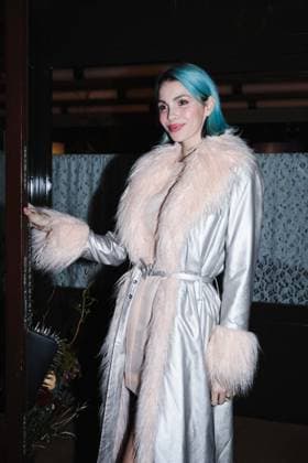 Milan, Milan Women s Fashion Week: Fall Winter 2025 - Ray-Ban Party - Arrivals - Arrivals Milan, Milan Women s Fashion Week: Fall Winter 2025 - Women s Fashion, Fall Winter 2025 - RayBan Party - Arrivals. In the photo: Rose Villain (Singer) Milan Italy  Copyright: xIPA ABACAx