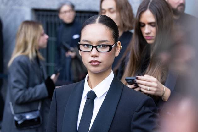 News - Emporio Armani - Arrivals - Milan Fashion Week - Womenswear Fall Winter 2025 2026 Guest is seen arriving at the Emporio Armani fashion show during the Milan Fashion Week - Womenswear Fall Winter 2025 2026 on February 27, 2025 in Milan, Italy. Photo: Cinzia Camela. MILAN Via Bergognone Italy Copyright: xCinziaxCamelax xLiveMediax LPN_1756669