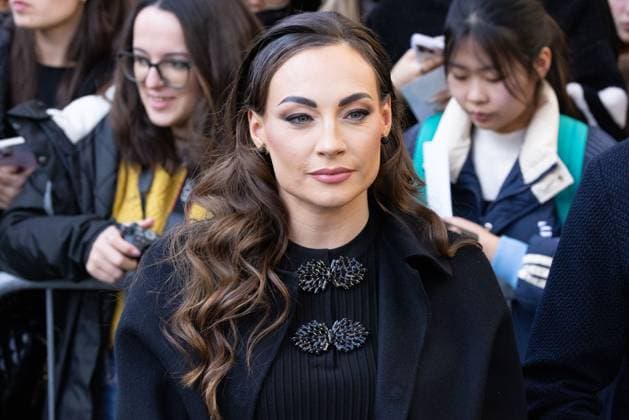 News - Emporio Armani - Arrivals - Milan Fashion Week - Womenswear Fall Winter 2025 2026 Guest is seen arriving at the Emporio Armani fashion show during the Milan Fashion Week - Womenswear Fall Winter 2025 2026 on February 27, 2025 in Milan, Italy. Photo: Cinzia Camela. MILAN Via Bergognone Italy Copyright: xCinziaxCamelax xLiveMediax LPN_1756676