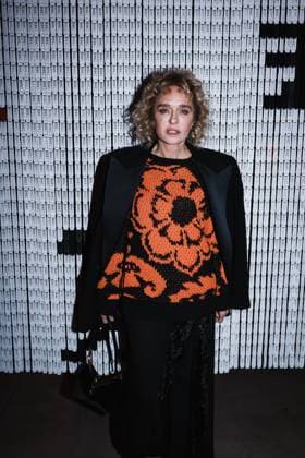 Milan, Milan Women s Fashion Week: Fall Winter 2025 - Women s Fashion, Fall Winter 2025 - Etro Fashion Show - Front Row Guests. In the photo: Valeria Golino (Actress)  Copyright: xAlessandroxBremecx xipa-agency.netx xx IPA_Agency_IPA54671877
