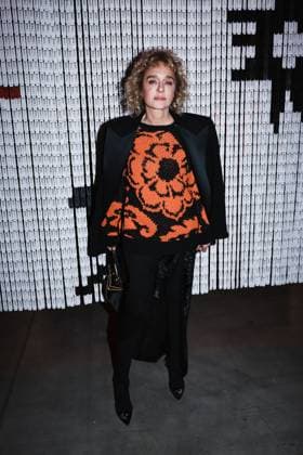 Milan, Milan Women s Fashion Week: Fall Winter 2025 - Women s Fashion, Fall Winter 2025 - Etro Fashion Show - Front Row Guests. In the photo: Valeria Golino (Actress)  Copyright: xAlessandroxBremecx xipa-agency.netx xx IPA_Agency_IPA54671900