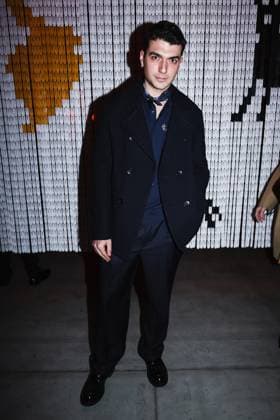 Milan, Milan Women s Fashion Week: Fall Winter 2025 - Women s Fashion, Fall Winter 2025 - Etro Fashion Show - Front Row Guests. In the photo: Giacomo Giorgio (Actor)  Copyright: xAlessandroxBremecx xipa-agency.netx xx IPA_Agency_IPA54671943