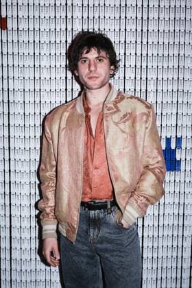 Milan, Milan Women s Fashion Week: Fall Winter 2025 - Women s Fashion, Fall Winter 2025 - Etro Fashion Show - Front Row Guests. In the photo: Rkomi (Rapper)  Copyright: xAlessandroxBremecx xipa-agency.netx xx IPA_Agency_IPA54671972