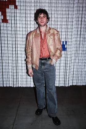 Milan, Milan Women s Fashion Week: Fall Winter 2025 - Women s Fashion, Fall Winter 2025 - Etro Fashion Show - Front Row Guests. In the photo: Rkomi (Rapper)  Copyright: xAlessandroxBremecx xipa-agency.netx xx IPA_Agency_IPA54671980
