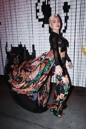 Milan, Milan Women s Fashion Week: Fall Winter 2025 - Women s Fashion, Fall Winter 2025 - Etro Fashion Show - Front Row Guests. In the photo: Serena Brancale (Singer)  Copyright: xAlessandroxBremecx xipa-agency.netx xx IPA_Agency_IPA54671996