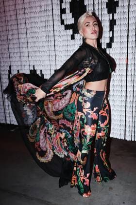 Milan, Milan Women s Fashion Week: Fall Winter 2025 - Women s Fashion, Fall Winter 2025 - Etro Fashion Show - Front Row Guests. In the photo: Serena Brancale (Singer)  Copyright: xAlessandroxBremecx xipa-agency.netx xx IPA_Agency_IPA54672003