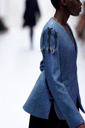 Genny Ready to wear fall winter 2025:26 MILAN February 2025 Genny Ready to wear fall winter 2025:26 MILAN February 2025, Credit:Zeppelin Avalon  Copyright: xZeppelinx xAvalonx 0969763273