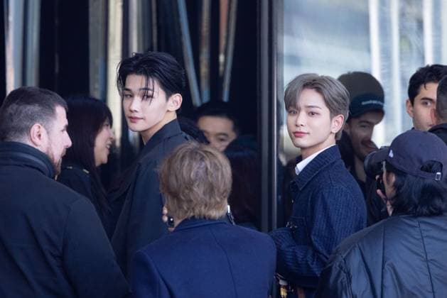 News - Prada - Arrivals - Milan Fashion Week - Womenswear Fall Winter 2025 2026 Jo and Harua from &amp;TEAM are seen arriving at the Prada fashion show during the Milan Fashion Week - Womenswear Fall Winter 2025 2026 on February 27, 2025 in Milan, Italy. Photo: Cinzia Camela. MILAN Fondazione Prada Italy Copyright: xCinziaxCamelax xLiveMediax LPN_1756725