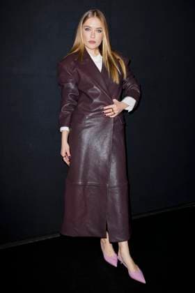 MFW - Emporio Armani Photocall Camille Razat attends Emporio Armani’s fashion show during the Milan Fashion Week - Womenswear Fall Winter 2025 2026 on February 27, 2025 in Milan, Italy. Photo by Marco Piovanotto ABACAPRESS.COM Milan Italy  Copyright: xPiovanottoxMarco ABACAx