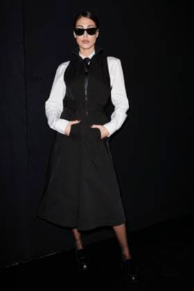 MFW - Emporio Armani Photocall Cecilia Rodriguez attends Emporio Armani’s fashion show during the Milan Fashion Week - Womenswear Fall Winter 2025 2026 on February 27, 2025 in Milan, Italy. Photo by Marco Piovanotto ABACAPRESS.COM Milan Italy  Copyright: xPiovanottoxMarco ABACAx