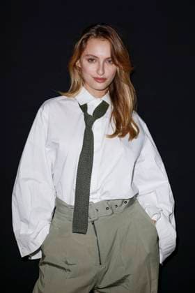 MFW - Emporio Armani Photocall Beatrice Vendramin attends Emporio Armani’s fashion show during the Milan Fashion Week - Womenswear Fall Winter 2025 2026 on February 27, 2025 in Milan, Italy. Photo by Marco Piovanotto ABACAPRESS.COM Milan Italy  Copyright: xPiovanottoxMarco ABACAx
