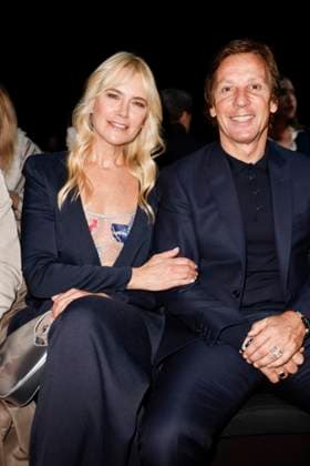MFW - Emporio Armani Photocall Benicio Gravier, Valeria Mazza, Alejandro Gravier attend Emporio Armani’s fashion show during the Milan Fashion Week - Womenswear Fall Winter 2025 2026 on February 27, 2025 in Milan, Italy. Photo by Marco Piovanotto ABACAPRESS.COM Milan Italy  Copyright: xPiovanottoxMarco ABACAx
