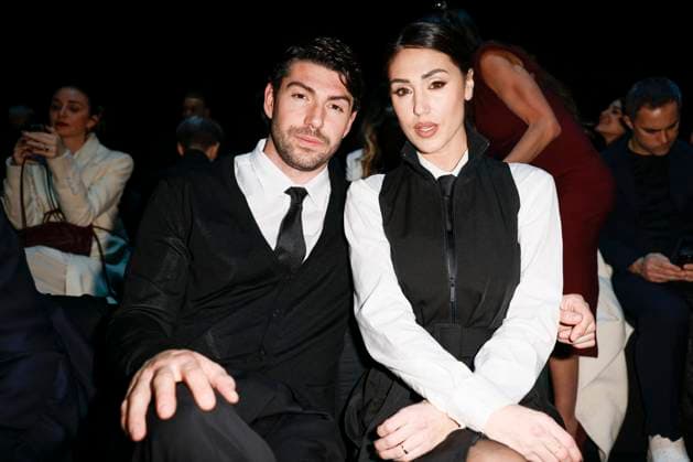 MFW - Emporio Armani Photocall Cecilia Rodríguez, Ignazio Moser attend Emporio Armani’s fashion show during the Milan Fashion Week - Womenswear Fall Winter 2025 2026 on February 27, 2025 in Milan, Italy. Photo by Marco Piovanotto ABACAPRESS.COM Milan Italy  Copyright: xPiovanottoxMarco ABACAx