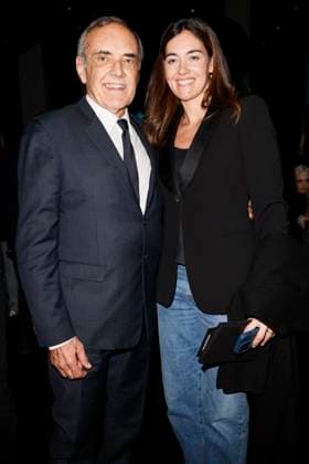 MFW - Emporio Armani Photocall Alberto Barbera, Giulia Rosmarini attends Emporio Armani’s fashion show during the Milan Fashion Week - Womenswear Fall Winter 2025 2026 on February 27, 2025 in Milan, Italy. Photo by Marco Piovanotto ABACAPRESS.COM Milan Italy  Copyright: xPiovanottoxMarco ABACAx