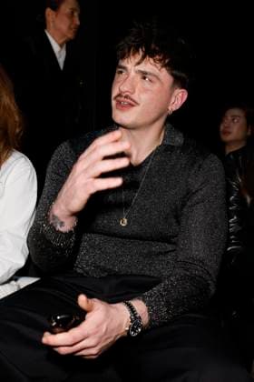 MFW - Emporio Armani Photocall Olly attends Emporio Armani’s fashion show during the Milan Fashion Week - Womenswear Fall Winter 2025 2026 on February 27, 2025 in Milan, Italy. Photo by Marco Piovanotto ABACAPRESS.COM Milan Italy  Copyright: xPiovanottoxMarco ABACAx